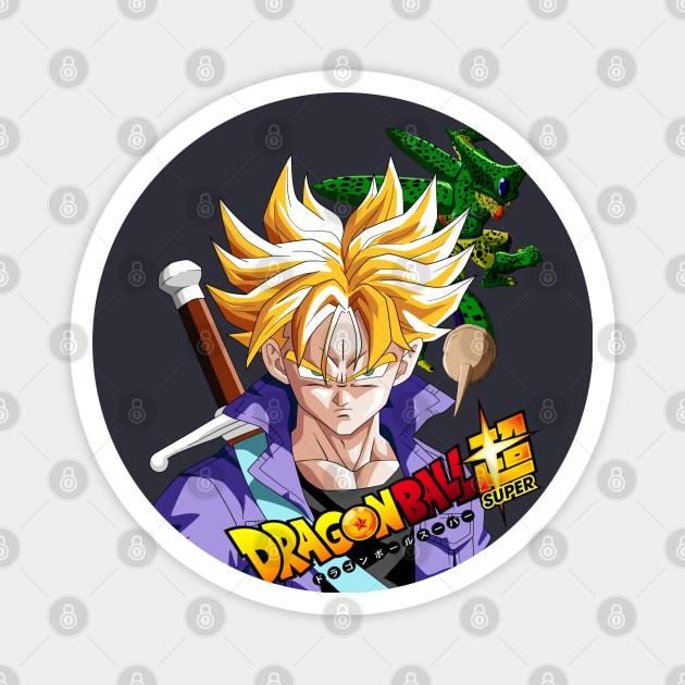 Future Trunks Imperfect Cell Saga Dragon Ball Super Magnet by Celestial Crafts